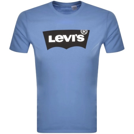 Product Image for Levis Crew Neck Logo T Shirt Blue