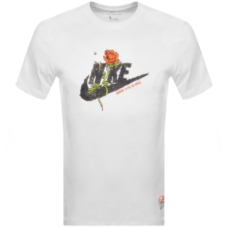 Product Image for Nike Hybrid Short Sleeve Logo T Shirt White
