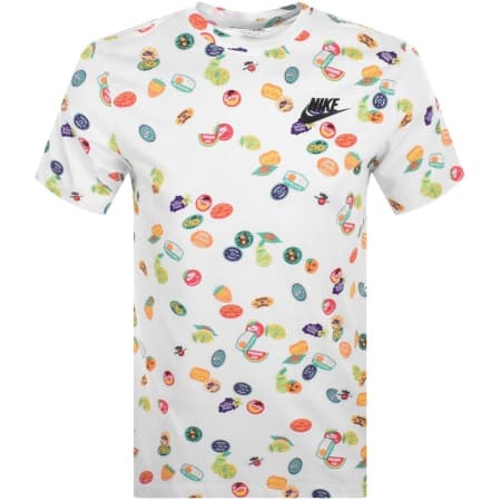 Product Image for Nike All Over Print Logo T Shirt White
