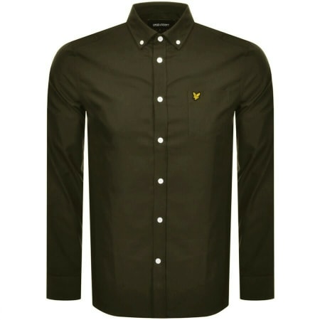 Product Image for Lyle And Scott Oxford Long Sleeve Shirt Green