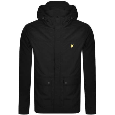 Product Image for Lyle And Scott Hooded Pocket Jacket Black