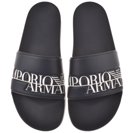 Product Image for Emporio Armani Logo Sliders Navy