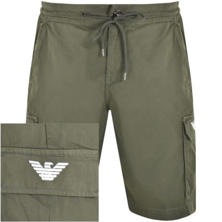 Product Image for Emporio Armani Cargo Bermuda Shorts Green