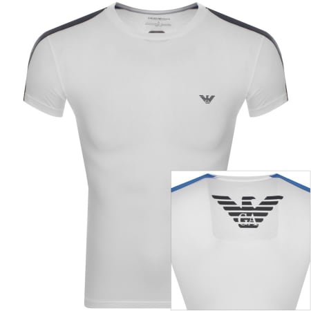 Product Image for Emporio Armani Lounge Crew Neck T Shirt White