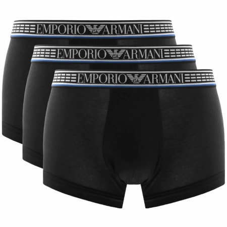 Product Image for Emporio Armani Underwear 3 Pack Boxer Trunks Black
