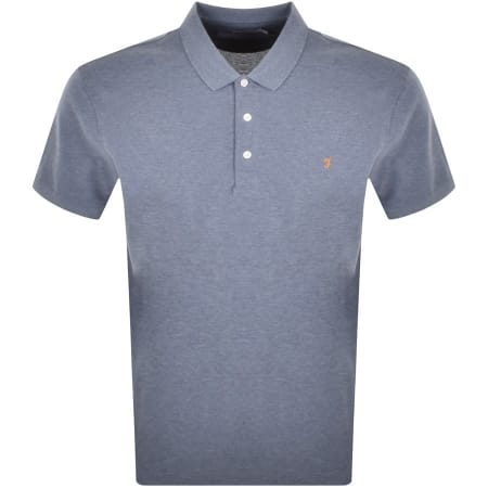 Product Image for Farah Vintage Blanes Polo T Shirt Blue