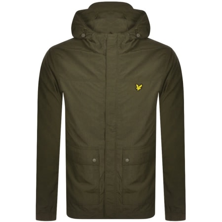 Product Image for Lyle And Scott Hooded Pocket Jacket Khaki
