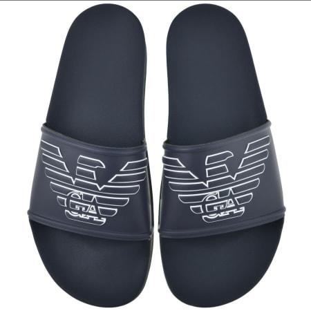 Product Image for Emporio Armani Logo Sliders Navy