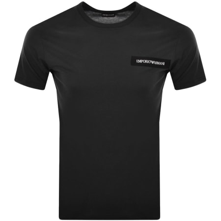 Product Image for Emporio Armani Crew Neck Logo T Shirt Black