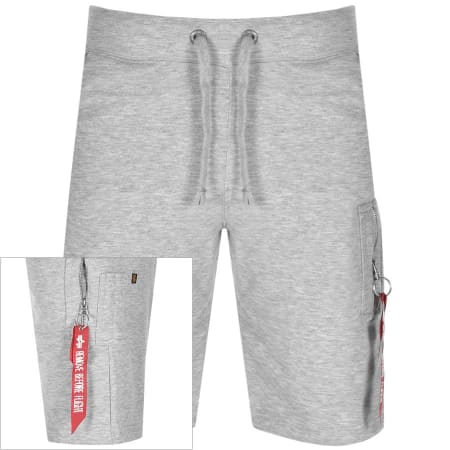 Product Image for Alpha Industries X Fit Cargo Shorts Grey