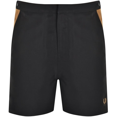 Product Image for Fred Perry Contrast Panel Swim Shorts Black