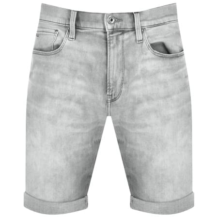 Product Image for G Star Raw 3301 Denim Light Wash Shorts Grey