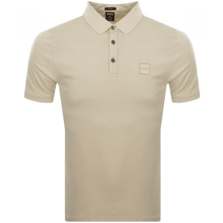 Product Image for BOSS Passenger Polo T Shirt Beige