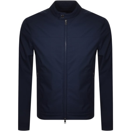 Product Image for Michael Kors Nylon Racer Jacket Navy