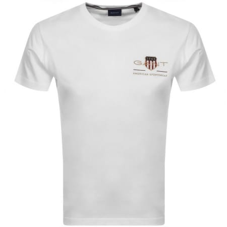 Product Image for Gant Original Shield Crest T Shirt White
