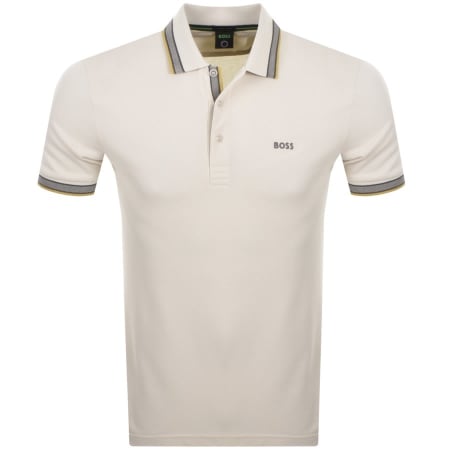 Product Image for BOSS Paddy Polo T Shirt Beige