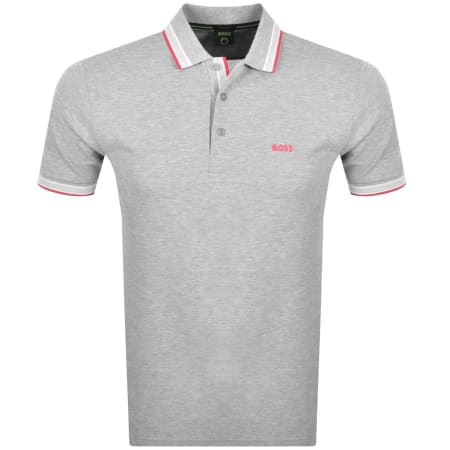 Product Image for BOSS Paddy Polo T Shirt Grey