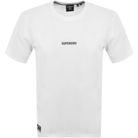 Product Image for Superdry Code Micro Logo T Shirt White