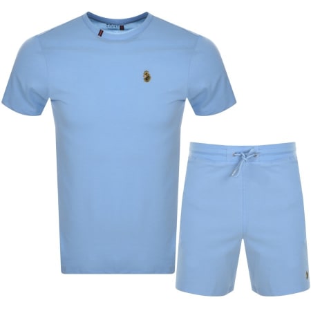 Product Image for Luke 1977 Smashing T Shirt Shorts Set Blue