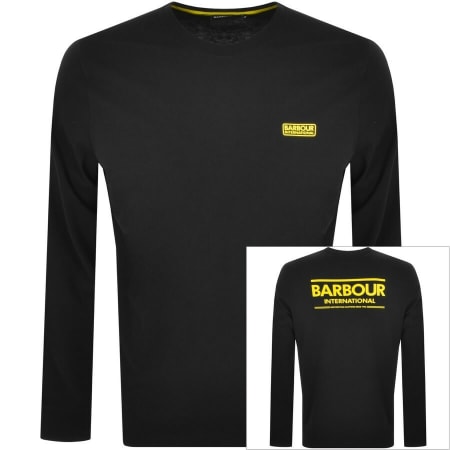 Product Image for Barbour International Long Sleeve T Shirt Black