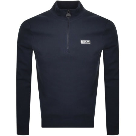 Product Image for Barbour International Half Zip Sweatshirt Navy