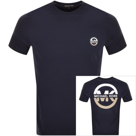 Product Image for Michael Kors Short Sleeve Victory Logo T Shirt Nav