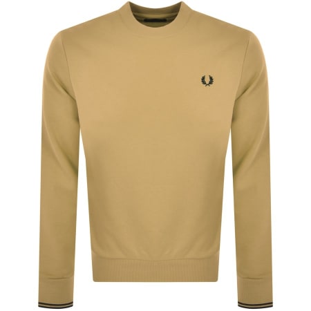 Product Image for Fred Perry Crew Neck Sweatshirt Brown