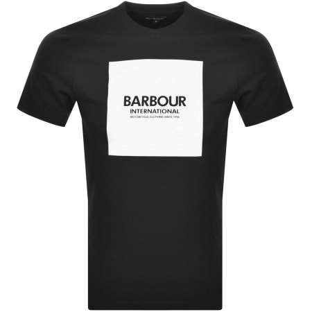 Product Image for Barbour International Block Logo T Shirt Black