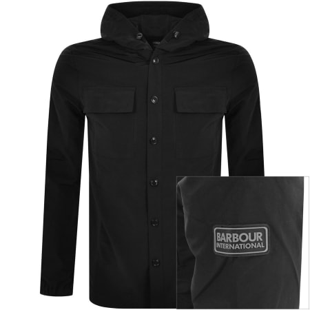 Product Image for Barbour International Amplifier Overshirt Black