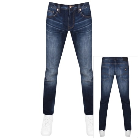 Product Image for Armani Exchange J13 Slim Fit Dark Wash Jeans Navy