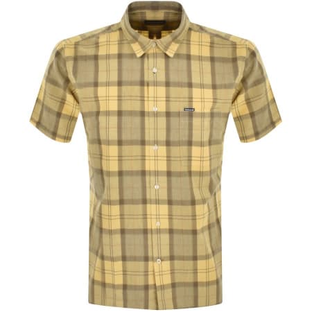Product Image for Barbour Tartan Short Sleeved Shirt Yellow