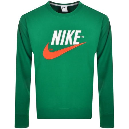Product Image for Nike Crew Neck Logo Sweatshirt Green