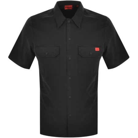 Product Image for HUGO Short Sleeved Elpy Shirt Black
