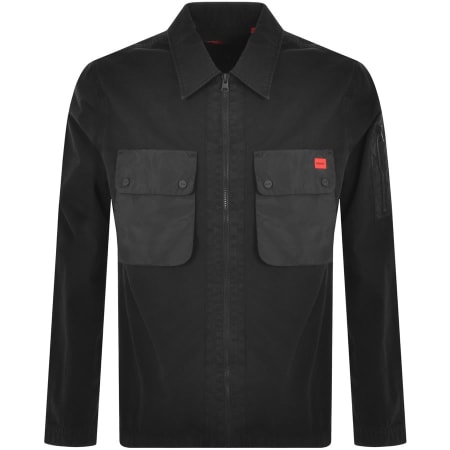 Product Image for HUGO Egildo Overshirt Black