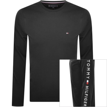 Product Image for Tommy Hilfiger Long Sleeved T Shirt Black