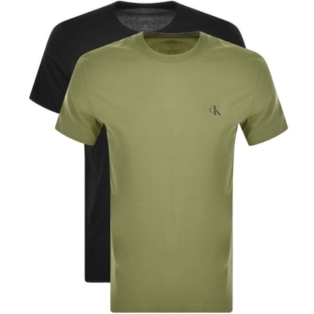 Product Image for Calvin Klein Jeans 2 Pack T Shirts Green