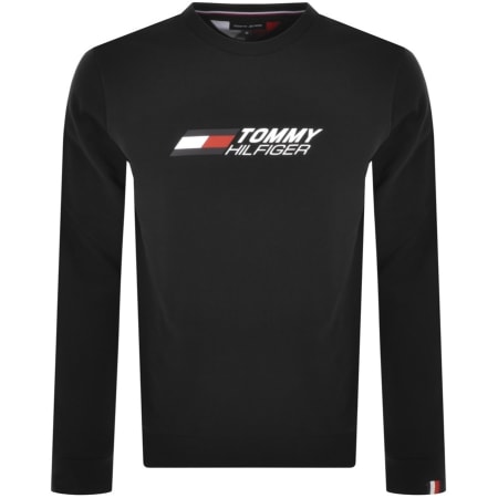 Product Image for Tommy Hilfiger Logo Sweatshirt Black