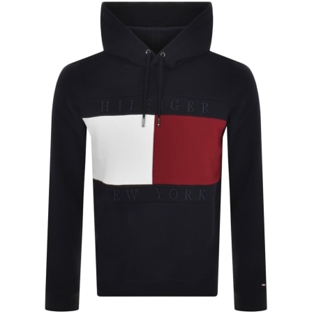 Product Image for Tommy Hilfiger Structure Hoodie Navy