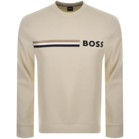 Product Image for BOSS Stader 94 Sweatshirt Beige