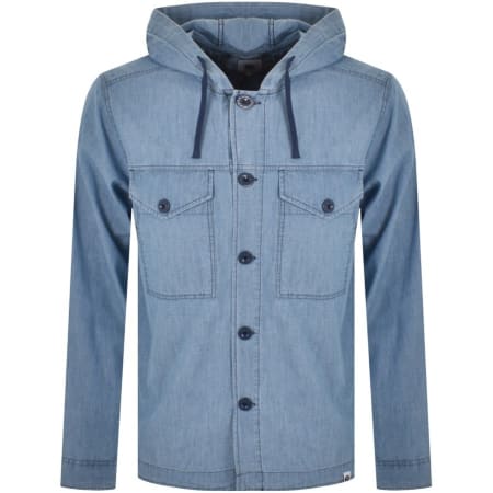 Product Image for Pretty Green Nimes Overshirt Jacket Blue