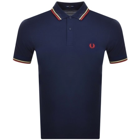 Product Image for Fred Perry Twin Tipped Polo T Shirt Navy
