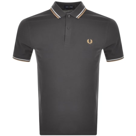 Product Image for Fred Perry Twin Tipped Polo T Shirt Grey