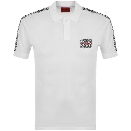 Product Image for HUGO Daplin Polo T Shirt White