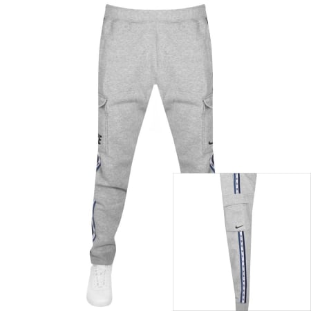 Product Image for Nike Repeat Fleece Cargo Jogging Bottoms Grey