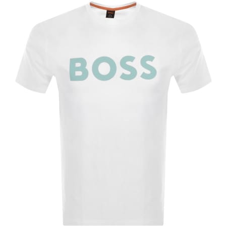Product Image for BOSS Thinking 1 Logo T Shirt White
