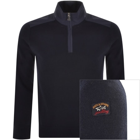 Product Image for Paul And Shark Knitted Jumper Navy