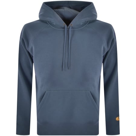 Product Image for Carhartt Logo Hoodie Blue