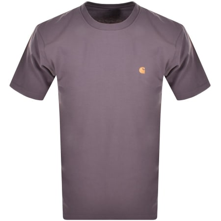 Product Image for Carhartt Chase Short Sleeved T Shirt Purple