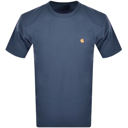 Product Image for Carhartt Chase Short Sleeved T Shirt Blue