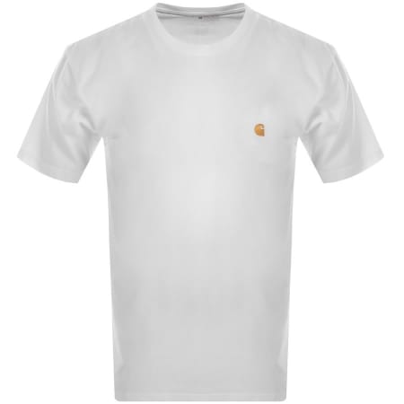 Product Image for Carhartt Chase Short Sleeved T Shirt White